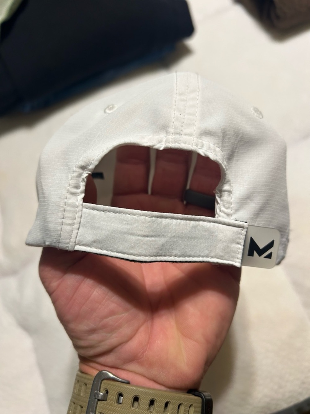 Mission Performance White Baseball Cap - Picture 2 of 3